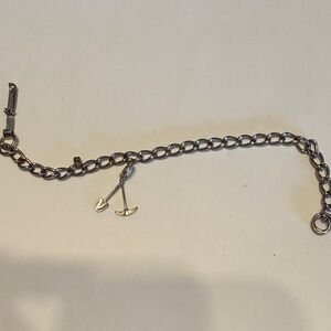 Silver tone Charm Bracelet with Charm